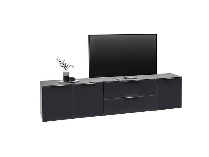 Voleo LOWBOARD, Anthrazit, 2 Fächer, 2 Schubladen, 225x54x40.5 cm, Wohnzimmer, Wohnwände, Lowboards Voleo LOWBOARD, Anthrazit, 2 Fächer, 2 Schubladen, 225x54x40.5 cm, Wohnzimmer, Wohnwände, Lowboards von XXXLutz