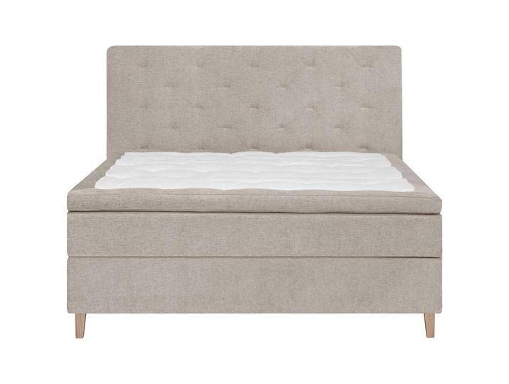 Welnova BOXSPRINGBETT, Beige, Eiche, H3, 7-Zonen, Höhe ca. 19 cm, 160x200 cm, Matratze, gepolstertes Kopfteil, Topper durchgehend, Schlafzimmer, Welnova BOXSPRINGBETT, Beige, Eiche, H3, 7-Zonen, Höhe ca. 19 cm, 160x200 cm, Matratze, gepolstertes Kopfteil, Topper durchgehend, Schlafzimmer, von XXXLutz