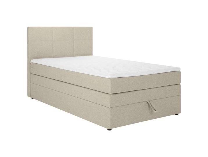 Welnova BOXSPRINGBETT, Beige, H3, Höhe ca. 17 cm, 120x200 cm, gepolstertes Kopfteil, Kinder- & Jugendzimmer, Jugendmöbel, Jugendbetten, von XXXLutz