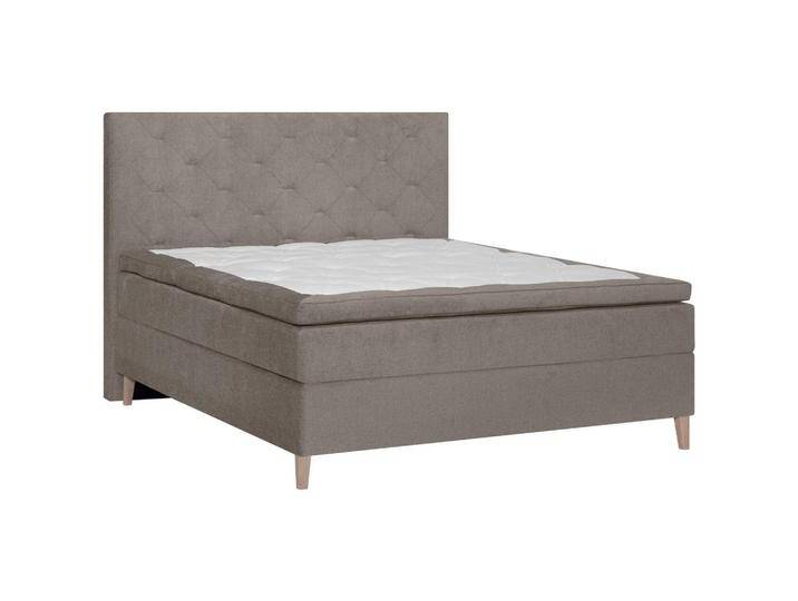 Welnova BOXSPRINGBETT, Graubraun, Eiche, H4, 7-Zonen, Höhe ca. 19 cm, 120x200 cm, Matratze, gepolstertes Kopfteil, Topper durchgehend, Schlafzimmer, Welnova BOXSPRINGBETT, Graubraun, Eiche, H4, 7-Zonen, Höhe ca. 19 cm, 120x200 cm, Matratze, gepolstertes Kopfteil, Topper durchgehend, Schlafzimmer, von XXXLutz