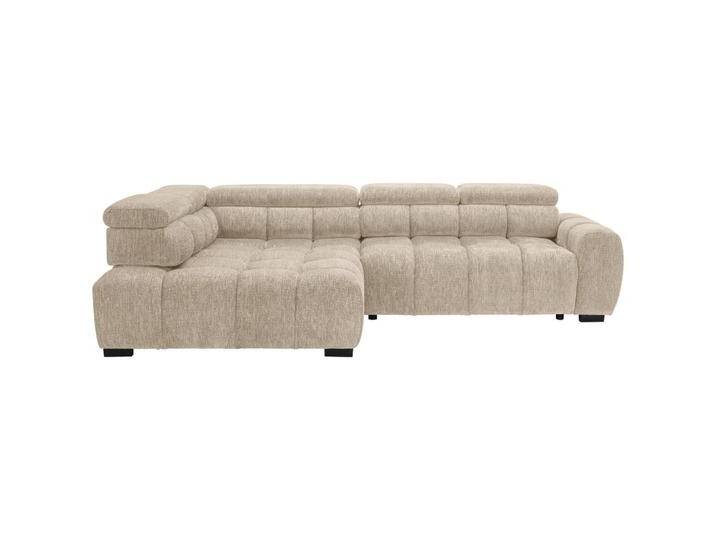 Welnova ECKSOFA, Natur, 4-Sitzer, Ottomane links, 297x205 cm, Rücken echt, elektrischer Sitzvorzug, Wohnzimmer, Sofas & Couches, Wohnlandschaften von XXXLutz