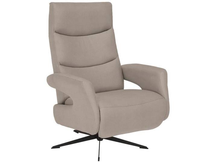 Welnova RELAXSESSEL, Taupe, 75x106x89 cm, Fußauswahl, Lederauswahl, Stoffauswahl, Relaxfunktion, Wohnzimmer, Sessel, Relaxsessel von XXXLutz