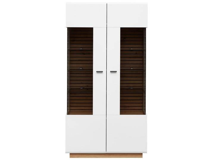 Wohnconcept Fresno Vitrine 98x40x190cm Weiß, Soft-Close-Funktion, strapazierfähige Melaminharzbeschichtung, modernes Design Wohnconcept Fresno Vitrine 98x40x190cm Weiß, Soft-Close-Funktion, strapazierfähige Melaminharzbeschichtung, modernes Design von XXXLutz