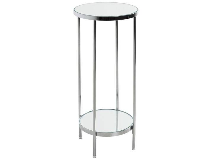 BEISTELLTISCH, Chrom, Metall, Glas, rund, Rundrohr, 28x66x28 cm, offenes Fach, Wohnzimmer, Wohnzimmertische, Beistelltische von XXXLutz