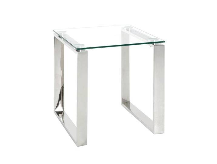 BEISTELLTISCH, Edelstahl, Metall, Glas, Kufe, 42x45x42 cm, Wohnzimmer, Wohnzimmertische, Beistelltische BEISTELLTISCH, Edelstahl, Metall, Glas, Kufe, 42x45x42 cm, Wohnzimmer, Wohnzimmertische, Beistelltische von XXXLutz