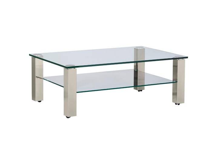 XXXL COUCHTISCH, Grau, Metall, Glas, rechteckig, eckig, 70x42.5x110 cm, Wohnzimmer, Wohnzimmertische, Couchtische, Couchtische Glas von XXXLutz