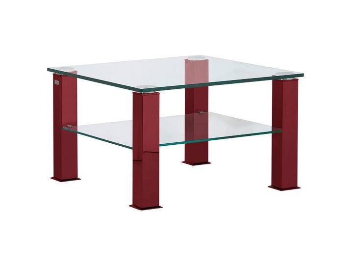 COUCHTISCH, Weinrot, Metall, Glas, quadratisch, eckig, 75x42.5x75 cm, Wohnzimmer, Wohnzimmertische, Couchtische, Couchtische Glas COUCHTISCH, Weinrot, Metall, Glas, quadratisch, eckig, 75x42.5x75 cm, Wohnzimmer, Wohnzimmertische, Couchtische, Couchtische Glas von XXXLutz