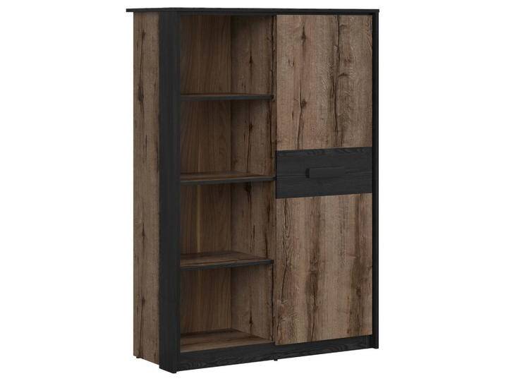 HIGHBOARD, Schwarz, Eiche, 100x145x41 cm, Wohnzimmer, Kommoden & Sideboards, Highboards HIGHBOARD, Schwarz, Eiche, 100x145x41 cm, Wohnzimmer, Kommoden & Sideboards, Highboards von XXXLutz