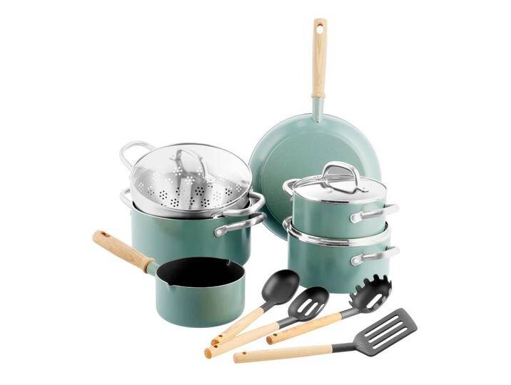 GreenPan KOCHTOPFSET Mayflower, Hellblau, Holz, Metall, Glas, 5-teilig, 16 cm, 0 L, rund, PFAS-frei, Kochen, Töpfe, Topfsets GreenPan KOCHTOPFSET Mayflower, Hellblau, Holz, Metall, Glas, 5-teilig, 16 cm, 0 L, rund, PFAS-frei, Kochen, Töpfe, Topfsets von XXXLutz