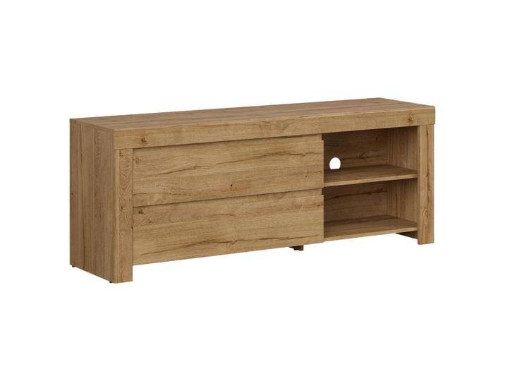 XXXL LOWBOARD, Eiche, 1 Fächer, 2 Schubladen, 156x60.5x42 cm, Wohnzimmer, Wohnwände, Lowboards von XXXLutz