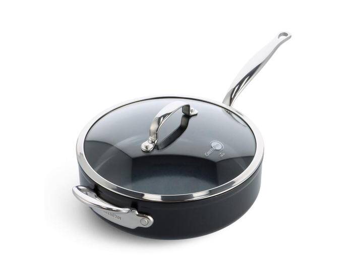 XXXL SCHMORPFANNE Barcelona Pro, Schwarz, Metall, Glas, 4.6 L, antihaftbeschichtet, PTFE-frei, Kochen, Pfannen, Bratpfannen XXXL SCHMORPFANNE Barcelona Pro, Schwarz, Metall, Glas, 4.6 L, antihaftbeschichtet, PTFE-frei, Kochen, Pfannen, Bratpfannen von XXXLutz