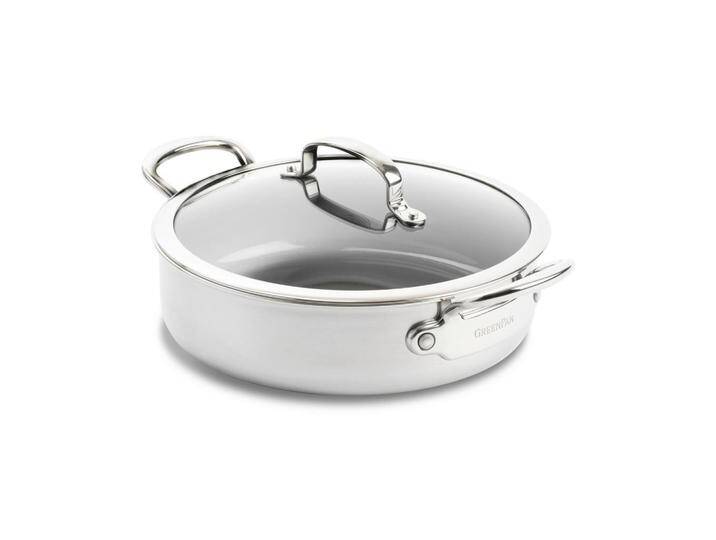 XXXL SCHMORPFANNE Premiere, Grau Hochglanz, Metall, Glas, 3,8 L, rund, PTFE-frei, PFAS-frei, Kochen, Pfannen, Bratpfannen XXXL SCHMORPFANNE Premiere, Grau Hochglanz, Metall, Glas, 3,8 L, rund, PTFE-frei, PFAS-frei, Kochen, Pfannen, Bratpfannen von XXXLutz
