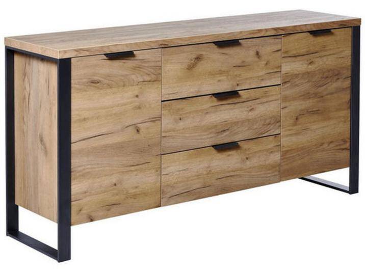 SIDEBOARD, Eiche, 2 Fächer, 3 Schubladen, 150x76x39.5 cm, stehend, Schlafzimmer, Schlafzimmer Kommoden SIDEBOARD, Eiche, 2 Fächer, 3 Schubladen, 150x76x39.5 cm, stehend, Schlafzimmer, Schlafzimmer Kommoden von XXXLutz
