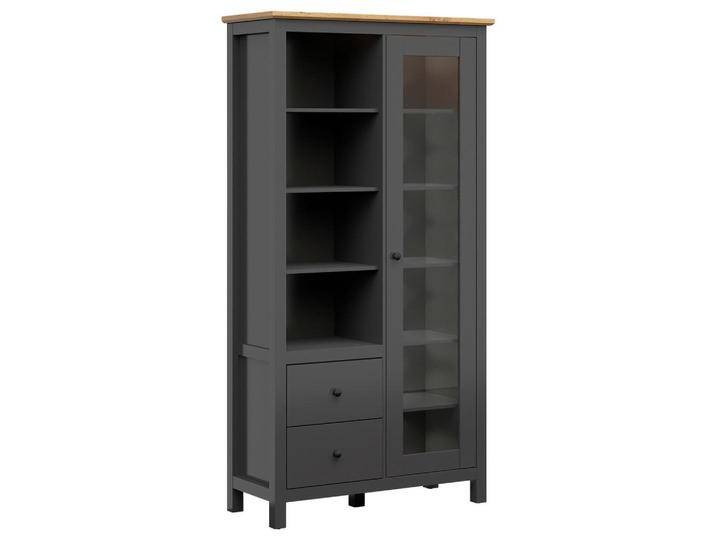 XXXL VITRINE, Graphit, Eiche Artisan, Glas, 8 Fächer, 2 Schubladen, 106x203x44 cm, Wohnzimmer, Wohnwände, Vitrinenschränke XXXL VITRINE, Graphit, Eiche Artisan, Glas, 8 Fächer, 2 Schubladen, 106x203x44 cm, Wohnzimmer, Wohnwände, Vitrinenschränke von XXXLutz