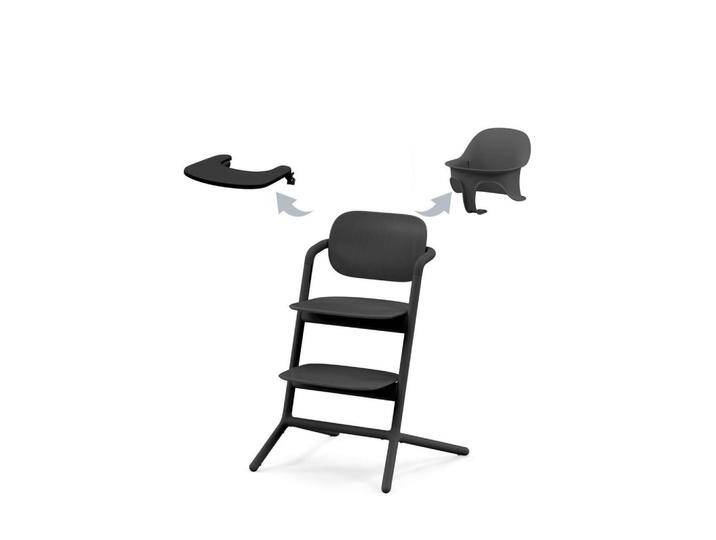 cybex GOLD HOCHSTUHL Lemo 3 in 1 Set, Schwarz, Holz, Kunststoff, 54.5x81.5x56 cm, Fußstütze verstellbar, Sitzfläche Essbrett abnehmbar, cybex GOLD HOCHSTUHL Lemo 3 in 1 Set, Schwarz, Holz, Kunststoff, 54.5x81.5x56 cm, Fußstütze verstellbar, Sitzfläche Essbrett abnehmbar, von XXXLutz
