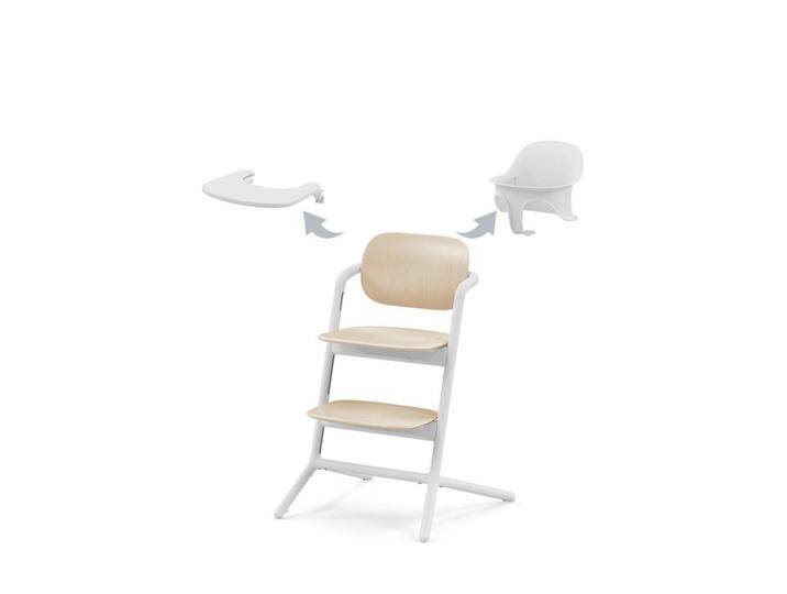 cybex GOLD HOCHSTUHL Lemo 3 in 1 Set, Weiß, Ahorn, Holz, Kunststoff, 54.5x81.5x56 cm, Fußstütze verstellbar, Sitzfläche Essbrett abnehmbar, cybex GOLD HOCHSTUHL Lemo 3 in 1 Set, Weiß, Ahorn, Holz, Kunststoff, 54.5x81.5x56 cm, Fußstütze verstellbar, Sitzfläche Essbrett abnehmbar, von XXXLutz