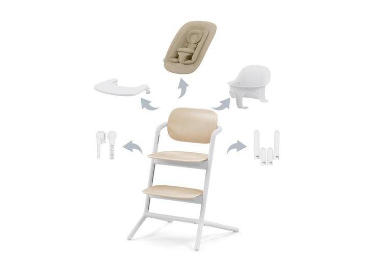 cybex GOLD HOCHSTUHL Lemo 4 in 1 Set, Weiß, Ahorn, Holz, Kunststoff, 54.5x81.5x56 cm, Fußstütze verstellbar, Sitzfläche Essbrett abnehmbar, cybex GOLD HOCHSTUHL Lemo 4 in 1 Set, Weiß, Ahorn, Holz, Kunststoff, 54.5x81.5x56 cm, Fußstütze verstellbar, Sitzfläche Essbrett abnehmbar, von XXXLutz