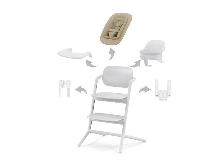 cybex GOLD HOCHSTUHL Lemo 4 in 1 Set, Weiß, Holz, Kunststoff, 54.5x81.5x56 cm, Fußstütze verstellbar, Sitzfläche Essbrett abnehmbar, höhenverstellbar, cybex GOLD HOCHSTUHL Lemo 4 in 1 Set, Weiß, Holz, Kunststoff, 54.5x81.5x56 cm, Fußstütze verstellbar, Sitzfläche Essbrett abnehmbar, höhenverstellbar, von XXXLutz