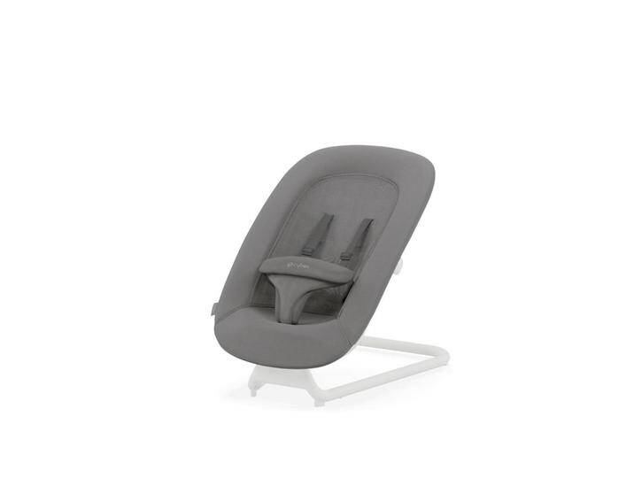 cybex GOLD HOCHSTUHLLIEGE Lemo Bouncer, Grau, 44x46-55x61 cm, 5-Punkte-Sicherheitsgurt, Bezug abnehmbar und maschinenwaschbar, nutzbar als Liege von XXXLutz
