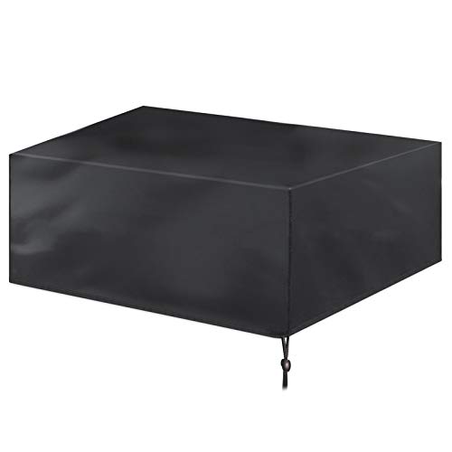 XXYANZI Abdeckung für Gartenmöbel 123x61x72cm, Winterfest Schutzhülle Wasserdichtes Abdeckhaube Anti-UV Atmungsaktives Grillabdeckung, für Gartenmöbel Sofa. - Schwarz von XXYANZI