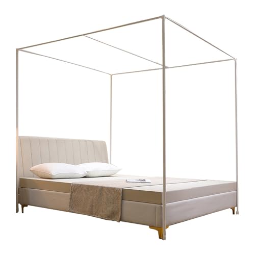 XXYLC Vier-Eck-Bett-Moskitonetz-Halterung, Baldachin Moskitonetz Rahmen Mückenetz Rahmen Bettrahmenpfosten, Für Schlafzimmer(Size:1.5x2.2M) von XXYLC
