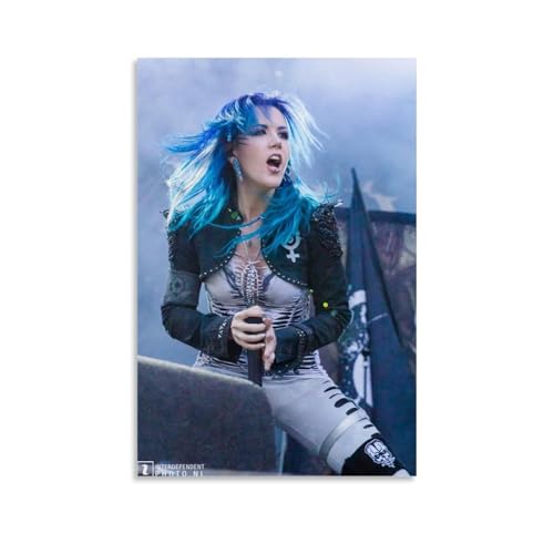 Alissa White-Gluz Musikposter, Albumcover, Poster, dekorative Gemälde, Leinwand, Wandposter und Kunstdrucke, moderne Heimdekoration, Poster, 30 x 45 cm, ungerahmter Stil Alissa White-Gluz Musikposter, Albumcover, Poster, dekorative Gemälde, Leinwand, Wandposter und Kunstdrucke, moderne Heimdekoration, Poster, 30 x 45 cm, ungerahmter Stil von XXueMei