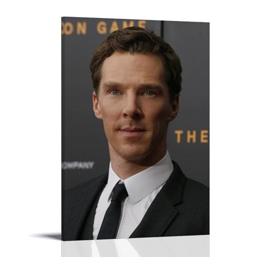 XXueMei Filmschauspieler, Benedict Cumberbatch, 1 Vintage-Poster, Leinwand, Poster, Schlafzimmer-Dekor, Sportlandschaft, Büro, Raumdekoration, Geschenk, 20 x 30 cm, Rahmenstil XXueMei Filmschauspieler, Benedict Cumberbatch, 1 Vintage-Poster, Leinwand, Poster, Schlafzimmer-Dekor, Sportlandschaft, Büro, Raumdekoration, Geschenk, 20 x 30 cm, Rahmenstil von XXueMei