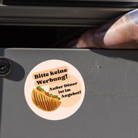 Briefkastenaufkleber, Rund 5 cm - Keine Werbung, Außer Döner Ist Im Angebot Wetterfester Vinyl-sticker Matt & Uv-Beständig Briefkastenaufkleber, Rund 5 cm - Keine Werbung, Außer Döner Ist Im Angebot Wetterfester Vinyl-sticker Matt & Uv-Beständig von XXxHAPPYSASSYxXX