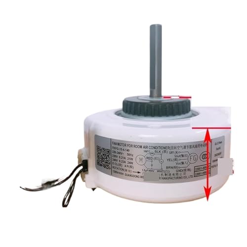 Kondensatorlüftermotor Anwendbar auf 1 PS,5 P Klimaanlage Innenmotor Kurze Achse YDK-16-4 3 Lange 9(Ykfg-15-4-140) von XYAGYUND