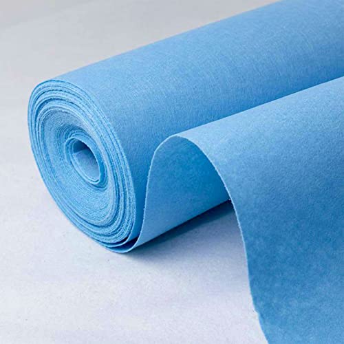 Teppich, Blauer Gangläufer, 2 mm dicker Hochzeitsteppich, Laufstegteppich, 1 x 10 m, rutschfeste Laufstegläuferrolle for Brautstöcke als Außendekoration for Strandpartys bei Hochzeiten(1.2x10m) von XYAGYUND