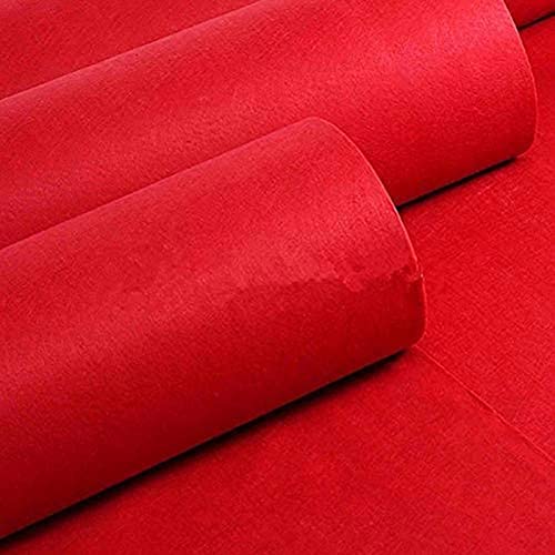 Teppich, Gangläufer for Hochzeiten, rote Gangläufermatte, rutschfeste Ausstellungsteppichrolle for Hochzeitszeremonie, Kirchenparty, Abschlussball, Eröffnungsfeier, Veranstaltung(1x15m) von XYAGYUND