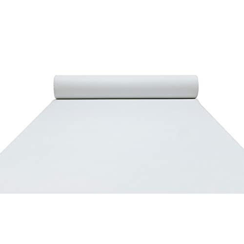Teppich, Gangläufer for Hochzeitszeremonien, weißer Event-Teppich, 2 mm Polyester, rutschfeste Bodenmatte for Weihnachtsfeiern in der Kirche, Empfangsteppiche for drinnen und draußen(1.5x30m) von XYAGYUND