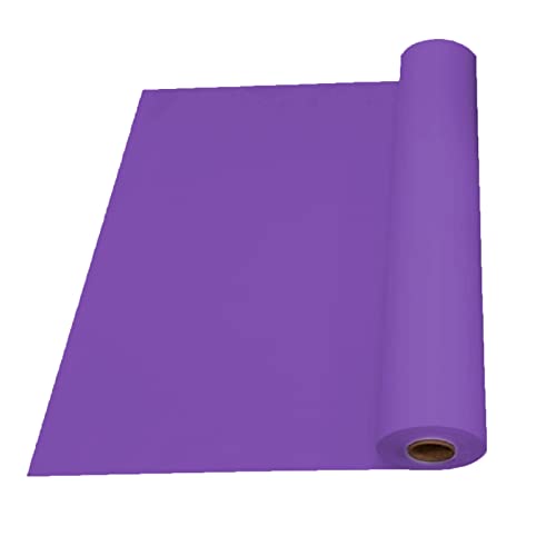Teppich, Läufer for Hochzeitsgänge, lila, Laufsteg-Teppich, verschleißfester Gangläufer mit 1-teiligem Teppichband for Hochzeiten, Thanksgiving, Eröffnungsfeiern(1.2x30m) von XYAGYUND