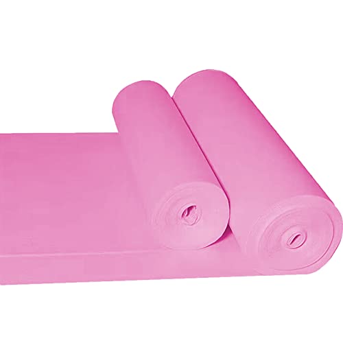 Teppich, Läufer for Hochzeitsgänge, rosa, rutschfeste Teppichrolle for Hochzeitspartys, Innen- oder Außenaccessoire, zuschneidbares Polyester(1x50m) von XYAGYUND