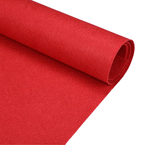 Teppich, Läufer for Hochzeitsgänge, rot, Event-Teppich, verschleißfest, Laufsteg-Teppich for Hochzeitszeremonien, Kirchenpartys, Abschlussbälle, Strände im Freien, leicht zu schneiden(1.2x30m) von XYAGYUND