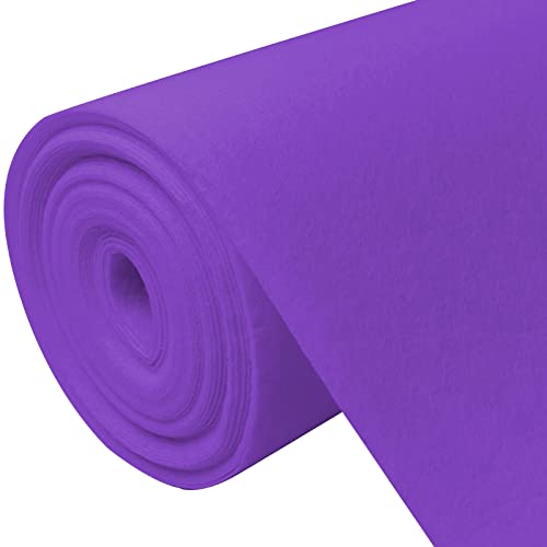 Teppich, Läuferteppich for Hochzeitsgänge, Lilafarbener Gehwegteppich, 2 mm dicker Polyester-Laufstegteppich for Event-Dekorationen von Hochzeitsfeiern, Anpassbar(1.2x30m) von XYAGYUND