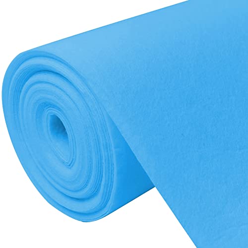 Teppich, Läuferteppich for Hochzeitsgänge, blauer Gehwegteppich, 2 mm dick, Polyester, Laufsteg-Läufer, Eventteppich for Hochzeitsfeierdekorationen, anpassbar(1x10m) von XYAGYUND