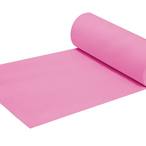 Teppich, Läuferteppich for Hochzeitsgänge, rosa Läufer, Laufstegteppich, verschleißfester Gangläuferteppich mit 1-teiligem Teppichband for die Eröffnungsfeier einer Hochzeit(1.2x50m) von XYAGYUND