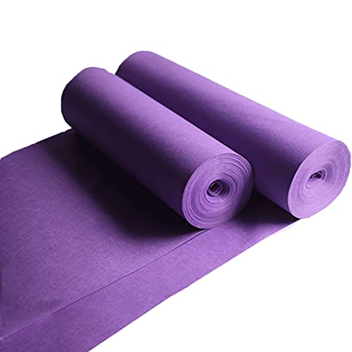 Teppich, Läuferteppich for Hochzeitsgänge, violetter Gehwegteppich, 2 mm dick, verschleißfester Laufsteg-Eventteppich for Hochzeitsdekorationen, zuschneidbar(1.2x10m) von XYAGYUND