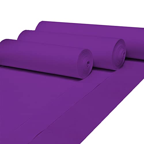 Teppich, Lilafarbener Gangläufer, 1 x 10 m, 2 mm dick, Hochzeits-Laufsteg-Teppich, Polyester-Empfangsteppich, rutschfester Laufsteg-Teppich for Brautpartys, Treppenläufer(1.2x20m) von XYAGYUND