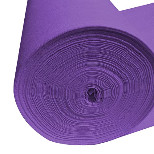 Teppich, Lilafarbener Gangläufer for Hochzeiten, Gehwegteppich for Veranstaltungszeremonien, 2 mm rutschfeste Treppenmatte for die Außendekoration von Hochzeitsfeiern und Kirchen(1.2x50m) von XYAGYUND