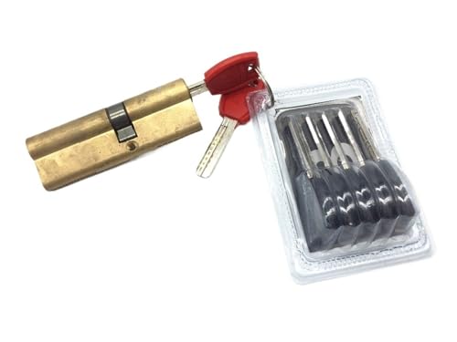 Zylinderschloss Messingzylinder 90 mm Passend for den Einsatz in USO apto para Sicherheitstürschloss von XYAGYUND