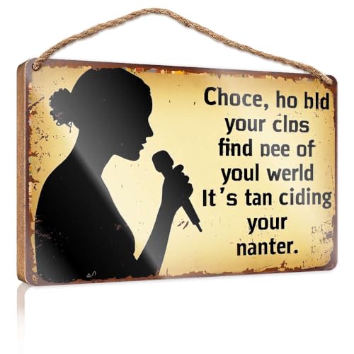 Schild für die Veranda, Aufschrift "Choose How Bold Your Class Finds People Of Your World", "It's An Exciting Future", Poster für Jungenzimmer, Hängedekoration, Veranda (20 x 30 cm) von XYBH