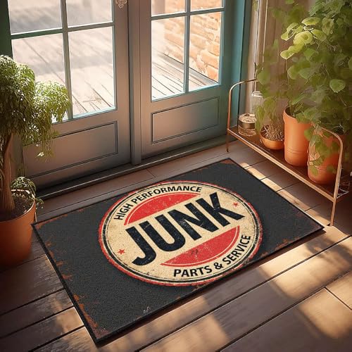 XYBH Herbst-Outdoor-Teppich für Haustür, Hochleistungs-Junk-Teile & Service-Fußmatte, lustige Sachen, Herbst-Außentürmatten (65 x 90 cm) von XYBH