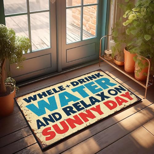 XYBH Outdoor-Teppich mit Wasser trinken und an sonnigen Tagen entspannen. Fußmatte Hot Cocoa Bar Decor Matte Schuhe (40 x 60 cm) von XYBH