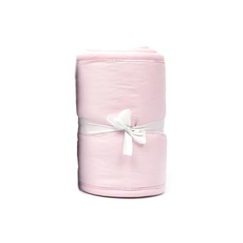 Krippengitter Abdeckung 3-teiliges Kinderbettgitter-Abdeckungsschutz, Kinderbettgitter-Abdeckungsschutz-Set, sicheres Zahnungsschutz-Wrap for Standard-Kinderbetten (Color : Pink) von XYBYSWD