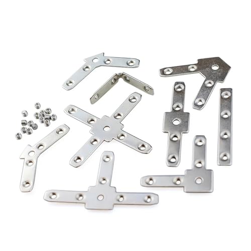10 Stück, kompatibel mit Makerlink, T-Mutter, V-Nut, T-Nut, Winkel-Eckverbinder, 60/90/120/135, versteckte, T-Mutter-Verbindung(135 Angle Tee Nut) von XYFGSBHQ