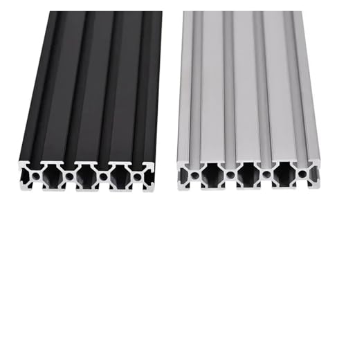 2080 V-Slot Aluminum Extrusion Profile 100-550mm, 2Pcs – EU Standard Linear Rail Slide Slot For CNC Router And 3D Printer(Silver Anodized,500mm) von XYFGSBHQ