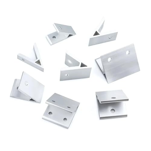 4 Stück 45-Grad-Winkel-Eckwinkel 2020 3030 4040 4545 5050 6060 8080 Aluminium-Verbindungsstück for CNC-V-Nut-T-Nut-Profile(8080-4holes) von XYFGSBHQ