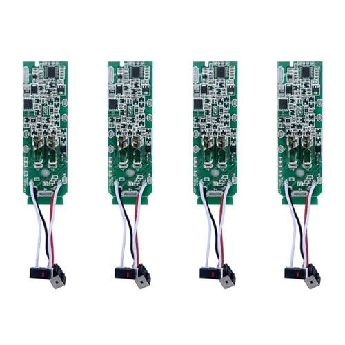 4X Li-Ionen-Akku-Lade-PCB-Schutzplatine, kompatibel mit Dyson, 21,6 V V6 V7 Staubsauger von XYFGSBHQ